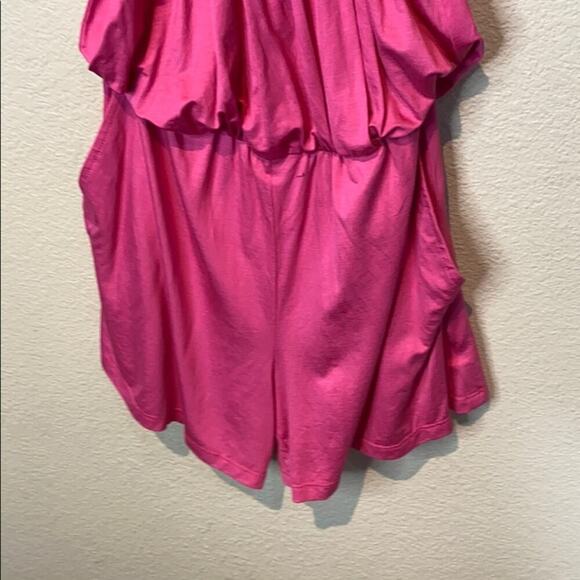 Trina Turk Nob Hill Halter Sleeveless Romper Cactus Flower Pink Size XS - Picture 8 of 12